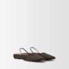 Płaskie buty z satyny jedwabnej Lana Płaskie buty z satyny jedwabnej Lana