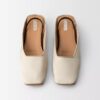 Płaskie buty z satyny jedwabnej Lana Płaskie buty z satyny jedwabnej Lana