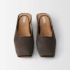 Płaskie buty z satyny jedwabnej Lana Płaskie buty z satyny jedwabnej Lana