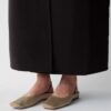 Płaskie buty z satyny jedwabnej Lana Płaskie buty z satyny jedwabnej Lana