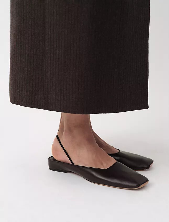 Płaskie buty z skóry Lana Płaskie buty z skóry Lana
