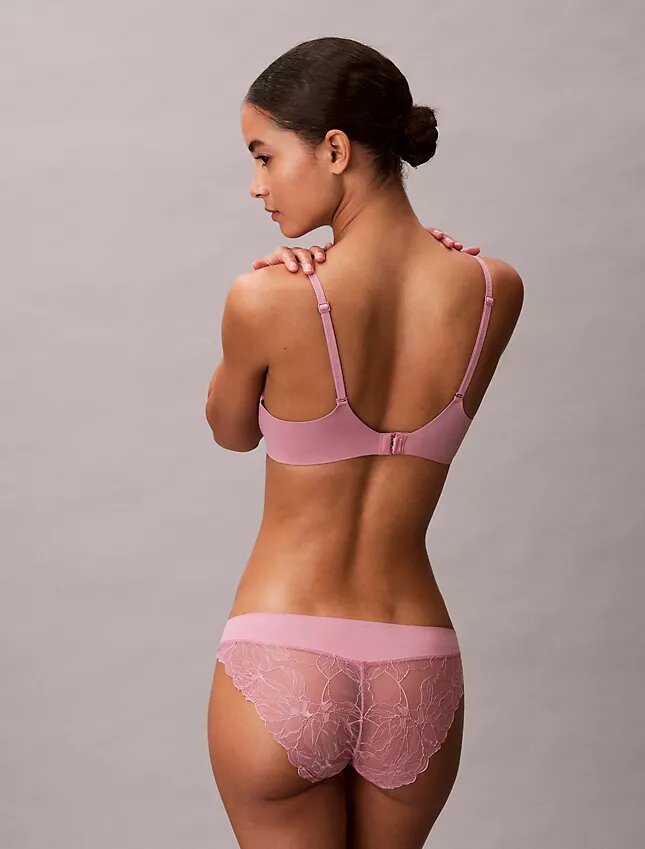Perfectly Fit koronkowy biustonosz Push-Up z głębokim dekoltem Perfectly Fit koronkowy biustonosz Push-Up z głębokim dekoltem