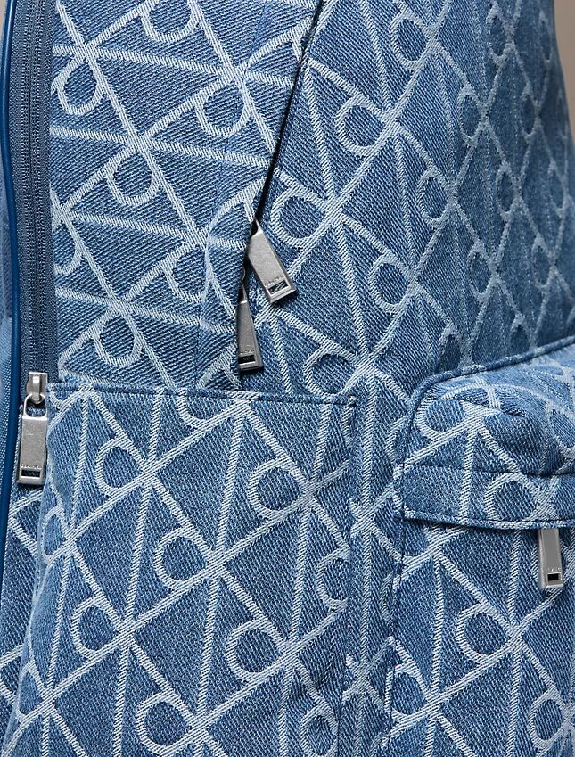 Plecak Denim z logo na całej powierzchni Plecak Denim z logo na całej powierzchni
