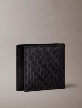 Portfel składany z logo i etui na karty