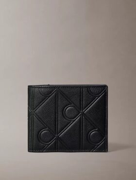 Portfel składany z wytłoczonym logo Portfel składany z wytłoczonym logo