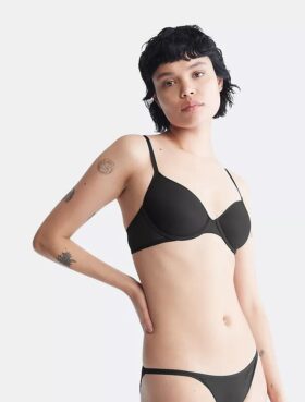 Sheer Marquisette demi bra z lekko podszytą markizetką