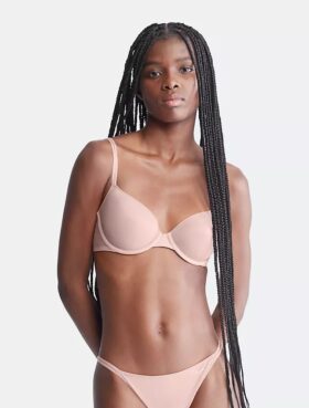 Sheer Marquisette demi bra z lekko podszytą markizetką