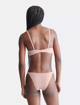 Sheer Marquisette demi bra z lekko podszytą markizetką