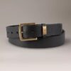 Skórzany pasek z klamrą typu harness Skórzany pasek z klamrą typu harness