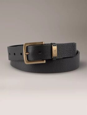 Skórzany pasek z klamrą typu harness
