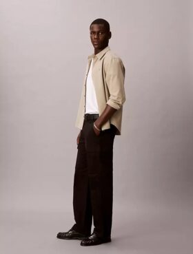 Spodnie cargo z bawełny Cotton Stretch w stylu lat 90.