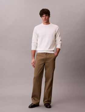 Spodnie chino w stylu baggy z lat 90.