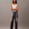 Spodnie Denim z nadrukiem w stylu dżinsowym Spodnie Denim z nadrukiem w stylu dżinsowym