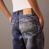 Spodnie Denim z nadrukiem w stylu dżinsowym Spodnie Denim z nadrukiem w stylu dżinsowym