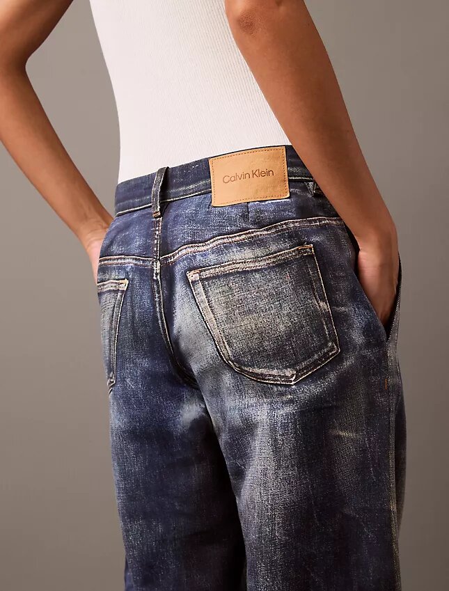 Spodnie Denim z nadrukiem w stylu dżinsowym Spodnie Denim z nadrukiem w stylu dżinsowym