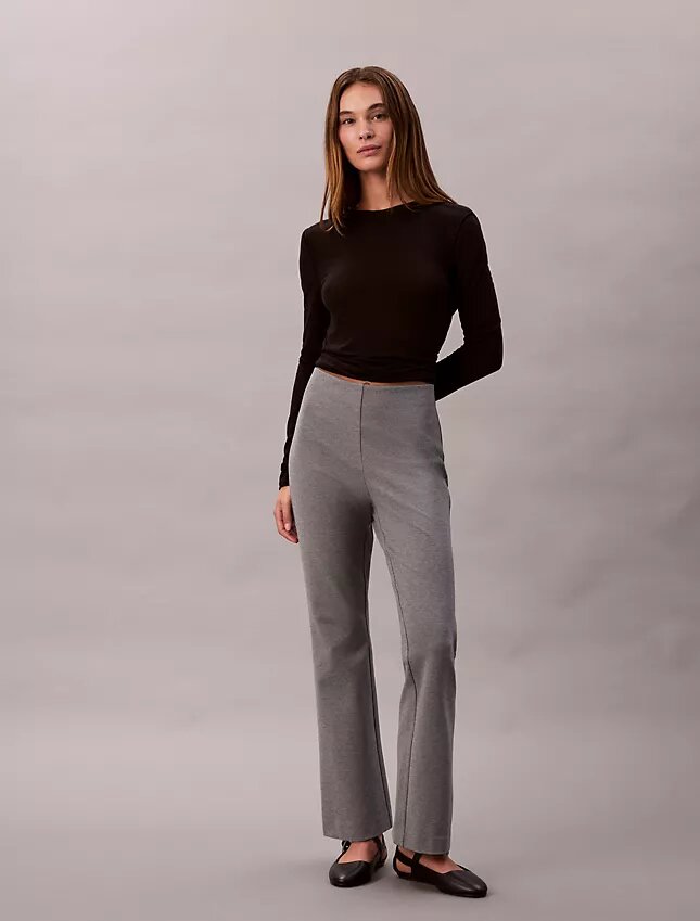 Spodnie Ponte Slim Flared Spodnie Ponte Slim Flared