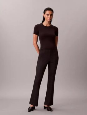 Spodnie Ponte Slim Flared