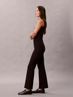Spodnie Ponte Slim Flared