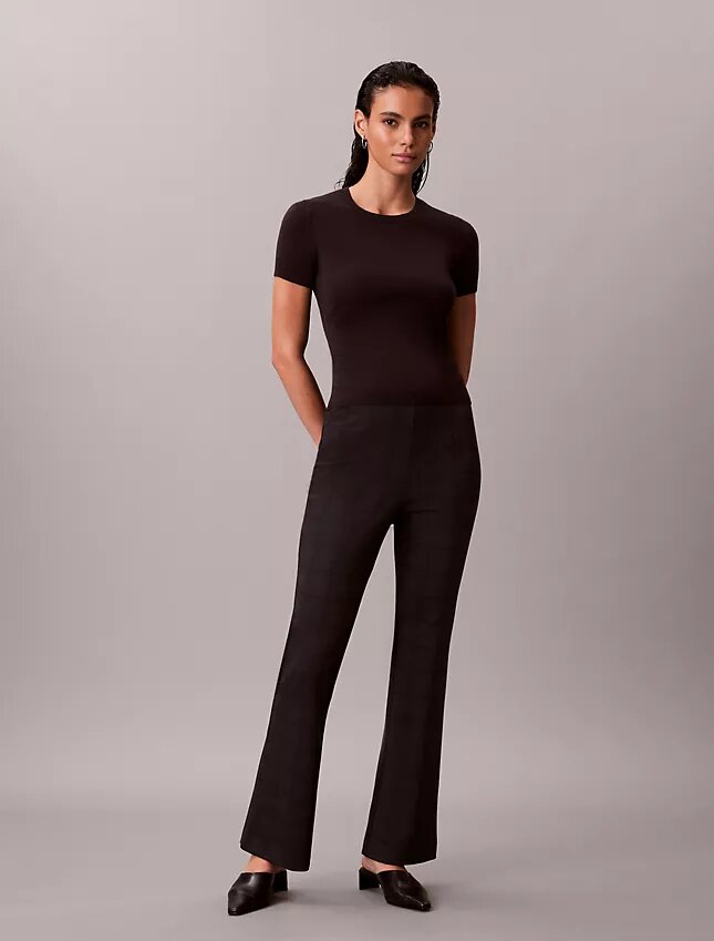 Spodnie Ponte Slim Flared Spodnie Ponte Slim Flared