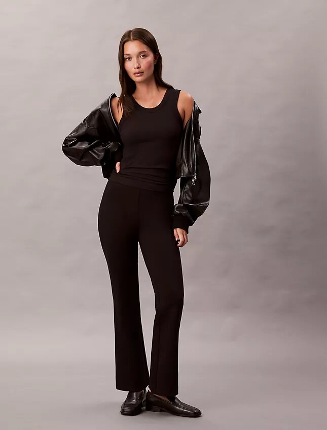 Spodnie Ponte Slim Flared Spodnie Ponte Slim Flared