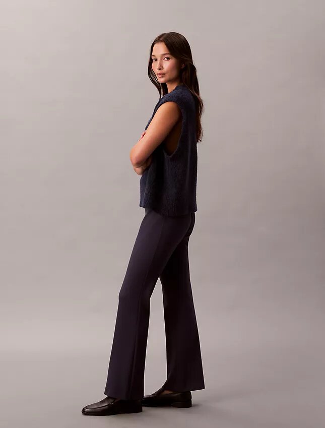 Spodnie Ponte Slim Flared Spodnie Ponte Slim Flared