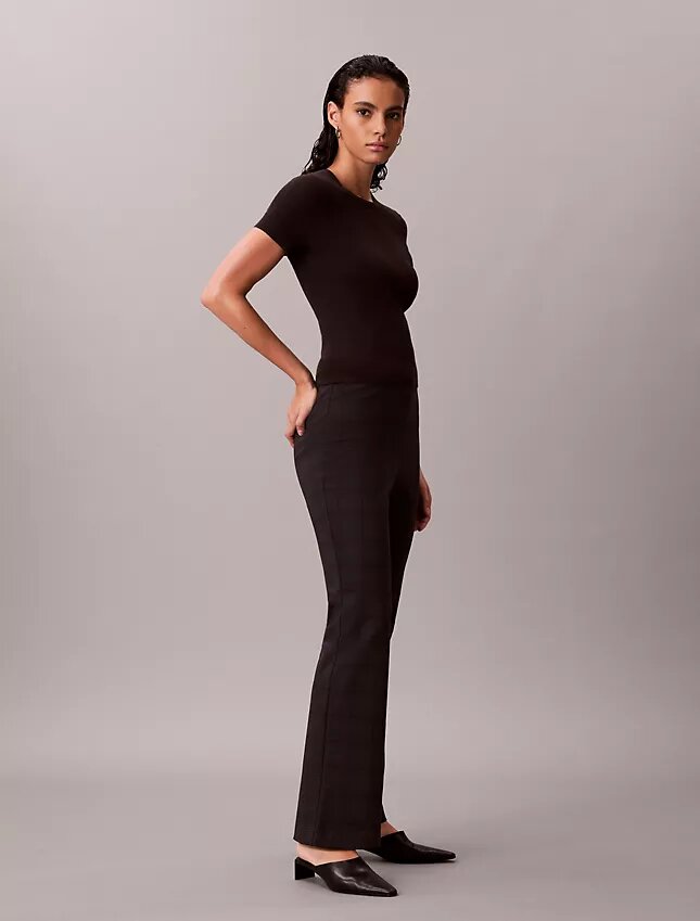 Spodnie Ponte Slim Flared Spodnie Ponte Slim Flared