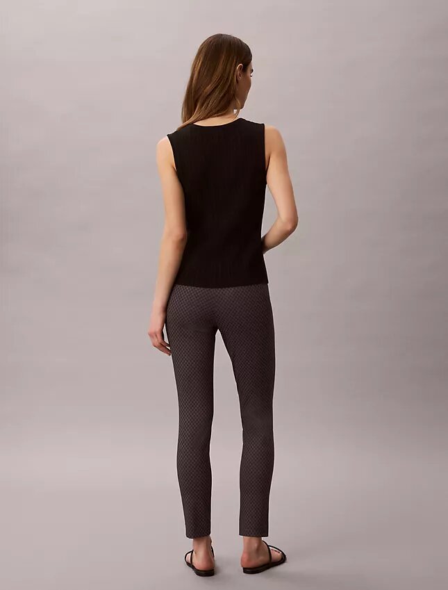 Spodnie skinny z nadrukiem Ponte Spodnie skinny z nadrukiem Ponte
