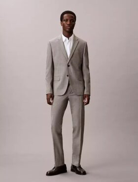 Spodnie slim fit w pepitkę