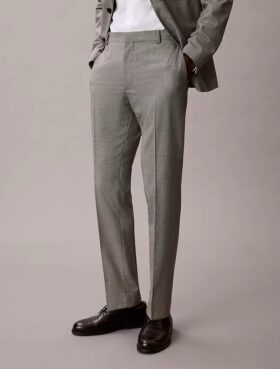 Spodnie slim fit w pepitkę