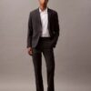 Spodnie slim fit z mieszanki wełny Spodnie slim fit z mieszanki wełny