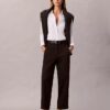 Spodnie z bawełnianego twillu Cotton Stretch z elastycznym pasem Spodnie z bawełnianego twillu Cotton Stretch z elastycznym pasem