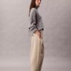 Spodnie z bawełnianego twillu Cotton Stretch z elastycznym pasem Spodnie z bawełnianego twillu Cotton Stretch z elastycznym pasem