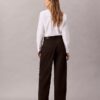 Spodnie z bawełnianego twillu Cotton Stretch z elastycznym pasem Spodnie z bawełnianego twillu Cotton Stretch z elastycznym pasem