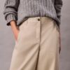 Spodnie z bawełnianego twillu Cotton Stretch z elastycznym pasem Spodnie z bawełnianego twillu Cotton Stretch z elastycznym pasem