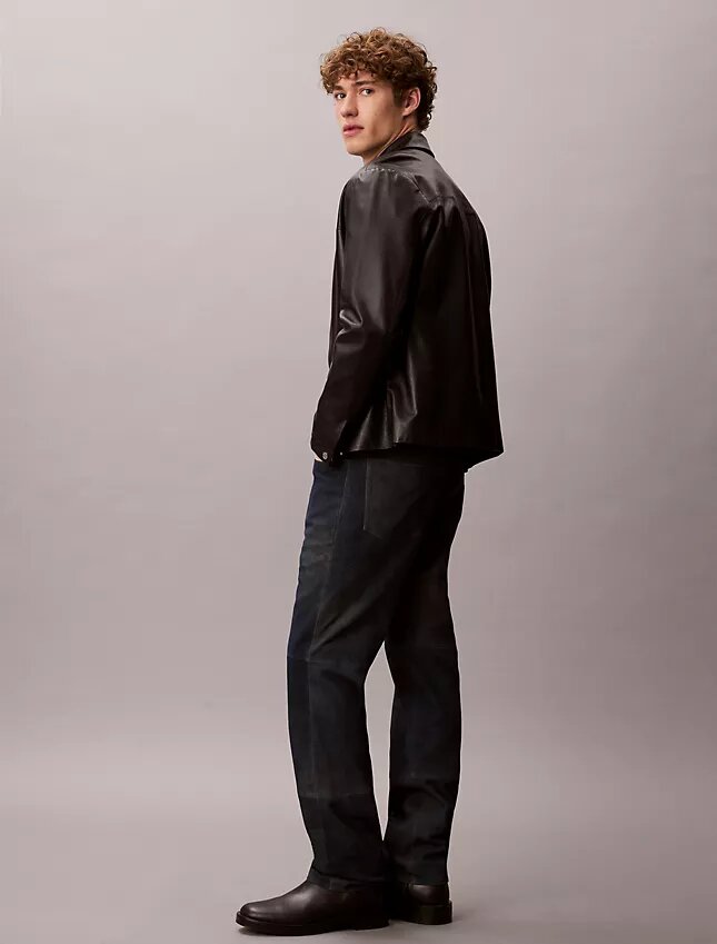 Spodnie z zamszu w stylu lat 90s Straight Spodnie z zamszu w stylu lat 90s Straight
