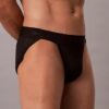 Sportowe slipy z koronki z mikrofibry Sportowe slipy z koronki z mikrofibry