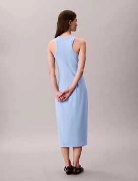 Sukienka bez rękawów z logo Calvin Klein