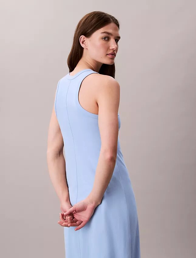 Sukienka bez rękawów z logo Calvin Klein Sukienka bez rękawów z logo Calvin Klein