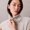 Sweter bez rękawów z prążkowanym wykończeniem Sweter bez rękawów z prążkowanym wykończeniem