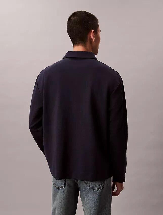 Sweter o luźnym kroju z emblematycznym logo Sweter o luźnym kroju z emblematycznym logo