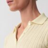 Sweter polo Amber z prążkowanym wzorem Sweter polo Amber z prążkowanym wzorem