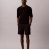 Sweter polo z bawełny waflowej Sweter polo z bawełny waflowej