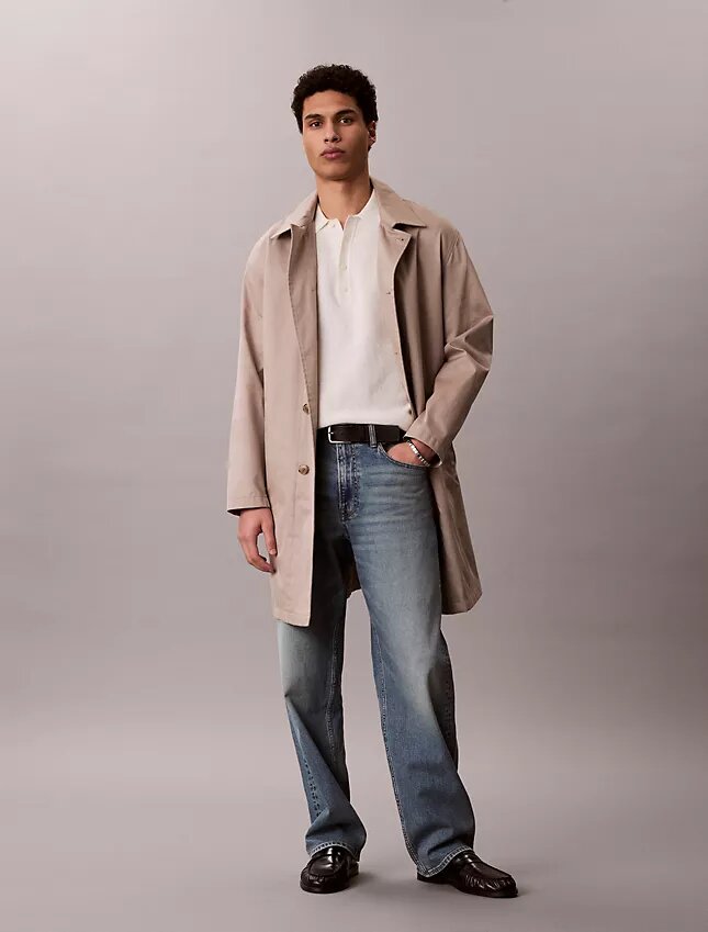 Sweter polo z bawełny waflowej Sweter polo z bawełny waflowej
