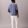Sweter polo z bawełny waflowej Sweter polo z bawełny waflowej