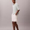 Sweter polo z bawełny waflowej Sweter polo z bawełny waflowej
