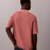 Sweter polo z bawełny waflowej Sweter polo z bawełny waflowej