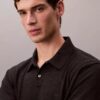 Sweter polo z mieszanki bardzo delikatnej wełny merynosowej Sweter polo z mieszanki bardzo delikatnej wełny merynosowej