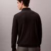 Sweter polo z mieszanki bardzo delikatnej wełny merynosowej Sweter polo z mieszanki bardzo delikatnej wełny merynosowej