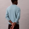 Sweter polo z mieszanki bardzo delikatnej wełny merynosowej Sweter polo z mieszanki bardzo delikatnej wełny merynosowej