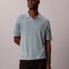 Sweter polo z mieszanki lnu